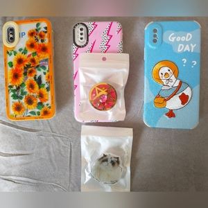 Cute Iphone X/S Case/Popsocketx